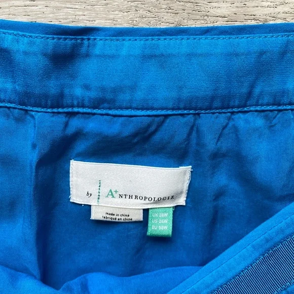 A+Anthro Pleated Slit Midi Skirt - Picture 8 of 9